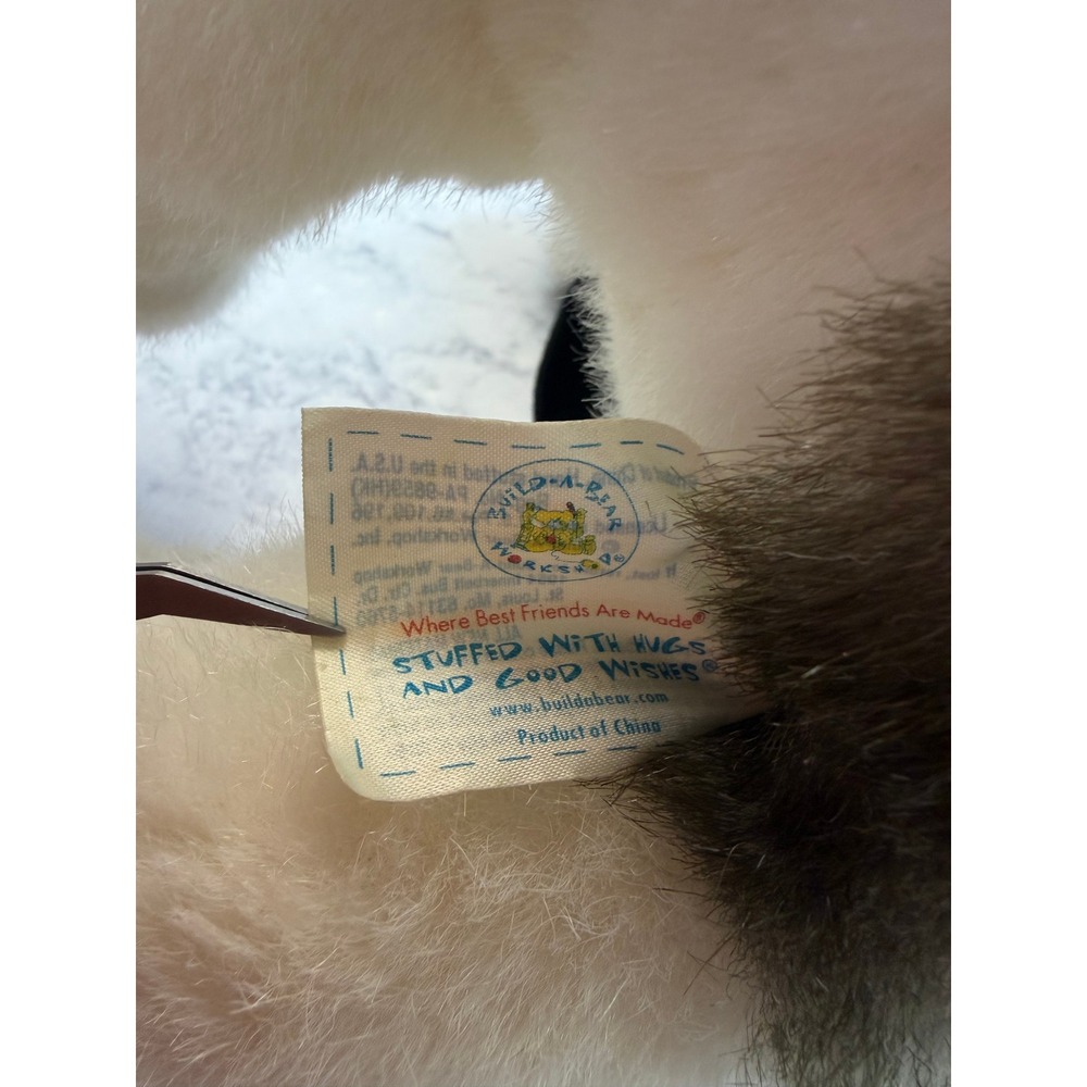 Build-A-Bear Husky Plush Harley-Davidson Biker Outfit Leather Jacket Jeans 16" - Picture 7 of 16
